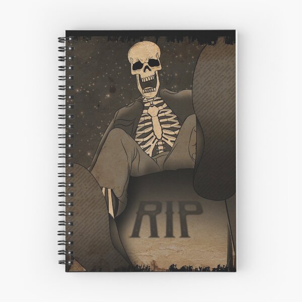 Item preview, Skeleton Sitting on Tombstone designed and sold by GinaRivDesigns.