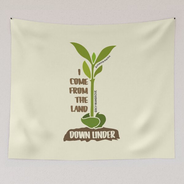 Item preview, I come from Land Down Under. Mangrove Tree Seedling designed and sold by BOLD-Australia.