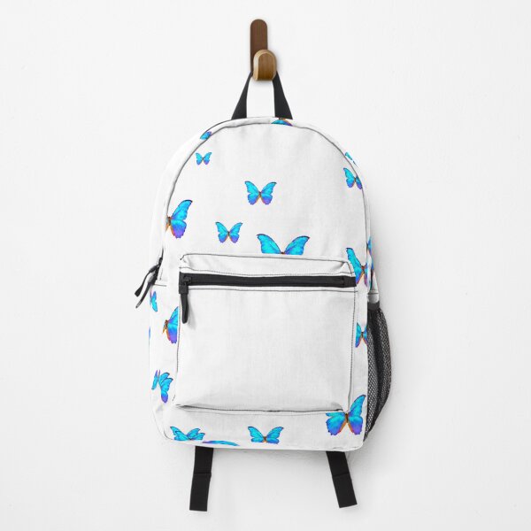 Item preview, ABSTRACT BLUE PATTERNS BLUE BUTTERFLY ART designed and sold by sharlesart.