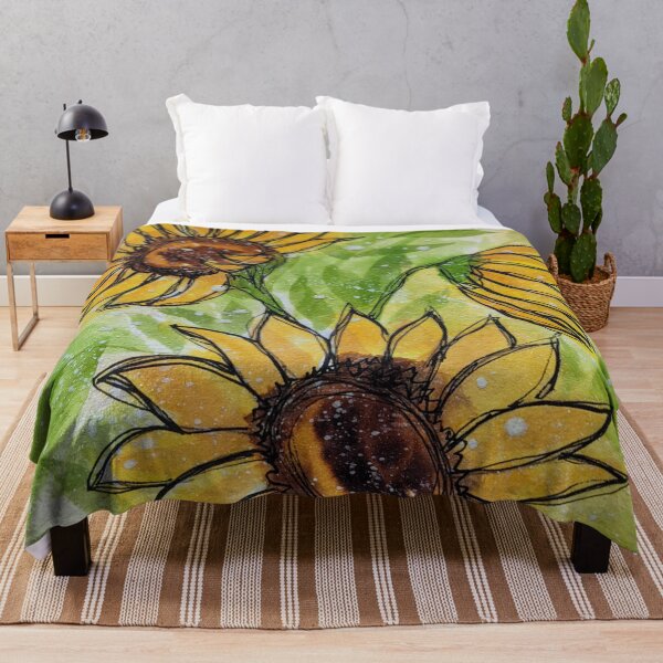 Item preview, Painted Sunflowers designed and sold by JillyBeanDesign.