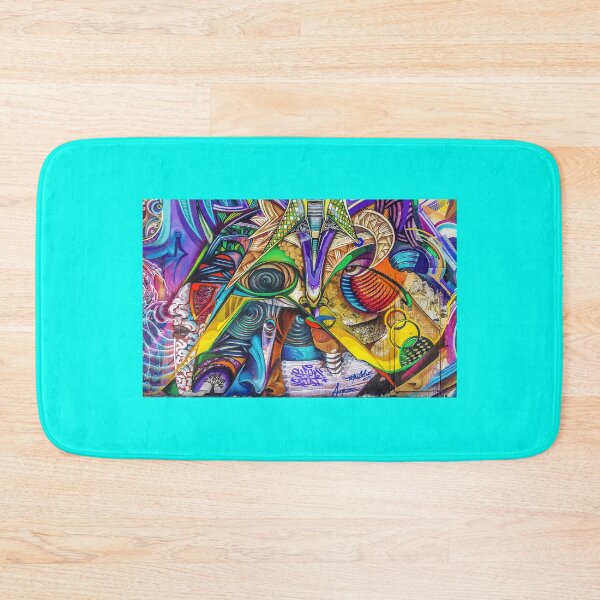 Item preview, graffiti wall vivid colours 1980's designed and sold by hoober24.