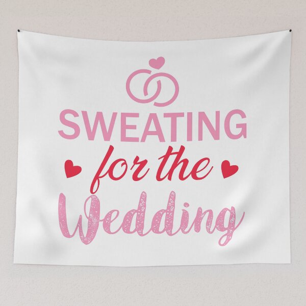 Item preview, Sweating for the wedding bride to be fitness  designed and sold by Dollfacedesign.