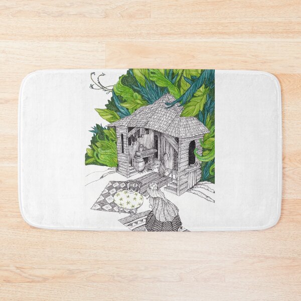 Item preview, baba yaga and house designed and sold by Jessica Gadra.