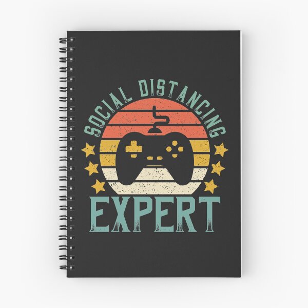 Item preview, Vintage Retro Gamer Social Distancing Expert designed and sold by DreamColor.