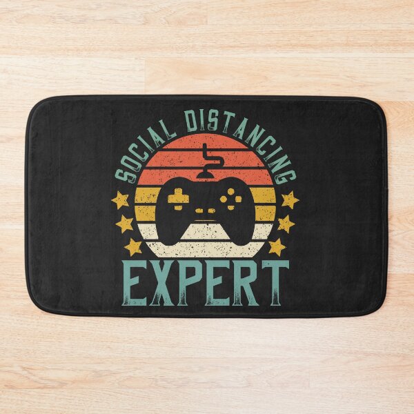 Item preview, Vintage Retro Gamer Social Distancing Expert designed and sold by DreamColor.