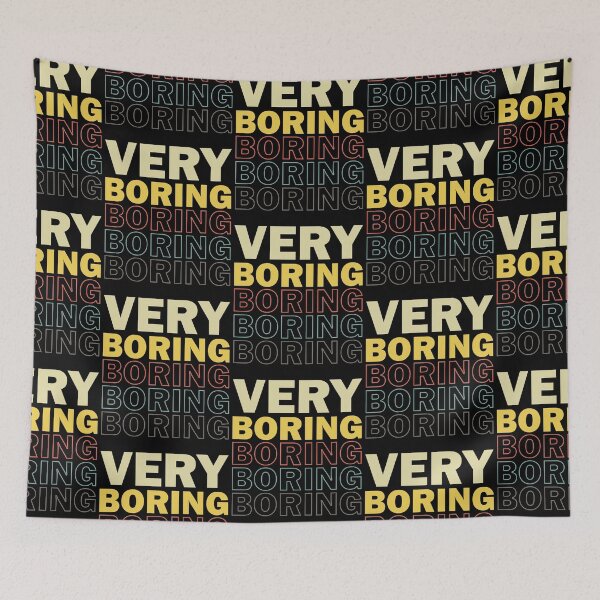 Item preview, Very Boring Retro Boredom designed and sold by TKsTees.