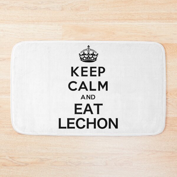 Item preview, Keep calm and eat lechon - Funny Filipino Design designed and sold by mjdragonfly.
