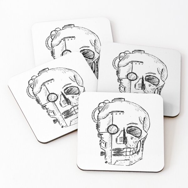 Item preview, Robot Skull designed and sold by NobodysHero.