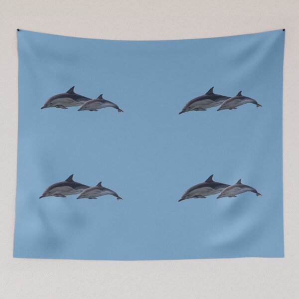 Item preview, Cute Dolphins (Ocean Blue) designed and sold by FilipeFerreira.