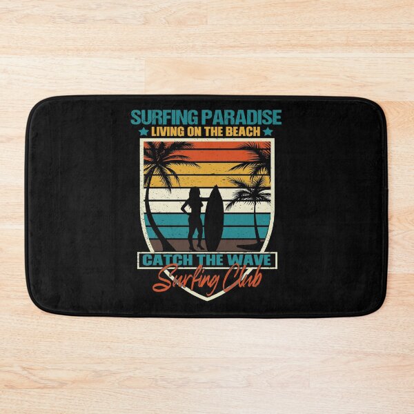 Item preview, Surfing Paradise Living in the Beach designed and sold by ADAMYASS.
