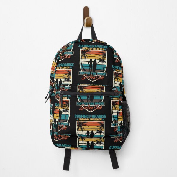 Item preview, Surfing Paradise Living in the Beach designed and sold by ADAMYASS.