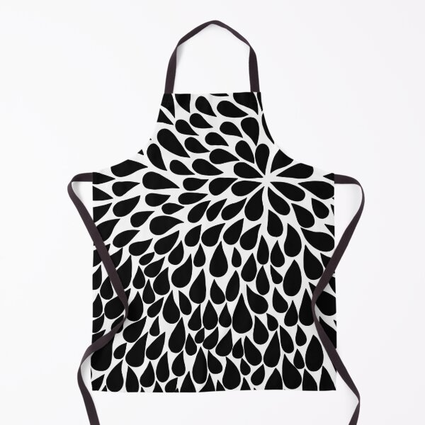 Item preview, Pinched flower Droplets black designed and sold by REFCreative.