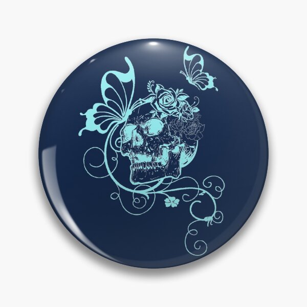 Item preview,   Skull with Flowers and Butterflies designed and sold by Gothic Fantasy.