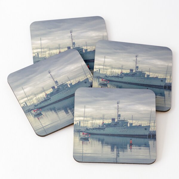 Item preview, HMAS Castlemaine and the Melbourne Skyline designed and sold by Steven Jodoin.