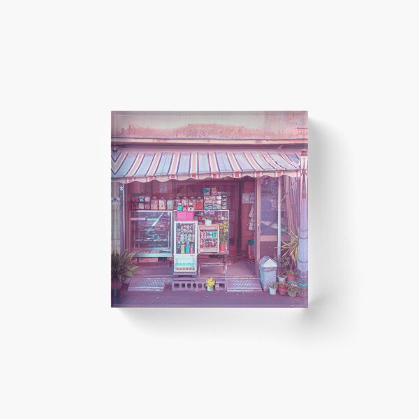 Item preview, Old Style Tokyo Japanese Store Front. Vaporwave citypop aesthetic Shop Street Photography designed and sold by TokyoLuv.