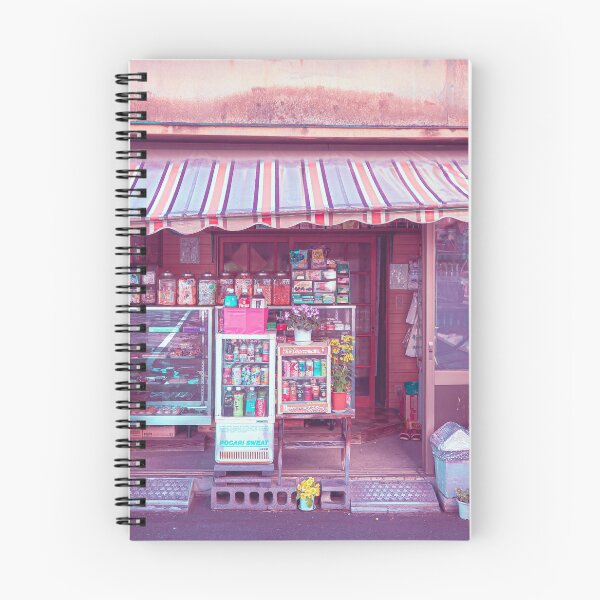 Aperçu de l'œuvre Devanture de magasin japonais de Tokyo de style ancien. Vaporwave citypop esthétique Boutique Street Photography créée et vendue par TokyoLuv.