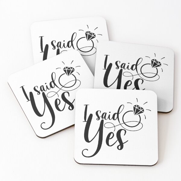 Item preview, Copy of I said yes, engaged bride to be  designed and sold by Dollfacedesign.
