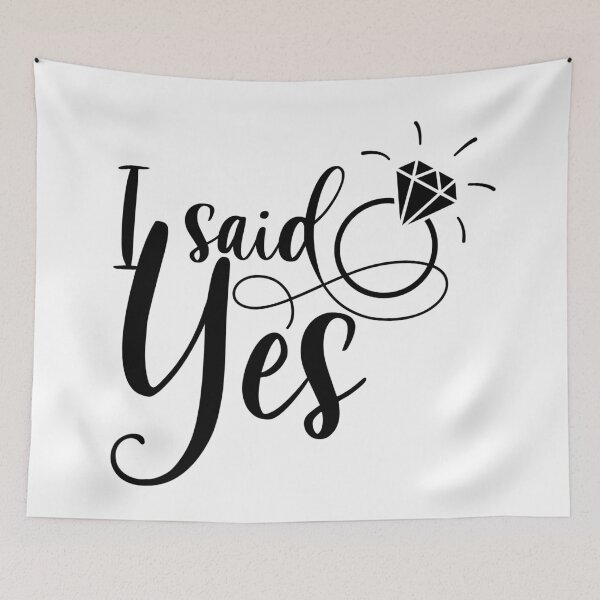 Item preview, Copy of I said yes, engaged bride to be  designed and sold by Dollfacedesign.