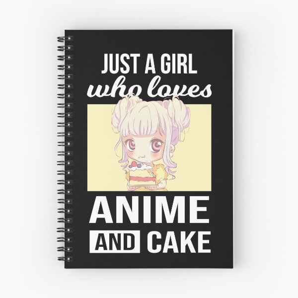 Item preview, Just A Girl Who Loves Anime And Cake - Chibi Kawaii Girl designed and sold by RedQuality.