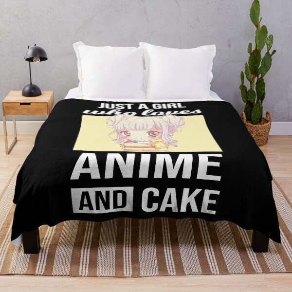 Item preview, Just A Girl Who Loves Anime And Cake - Chibi Kawaii Girl designed and sold by RedQuality.