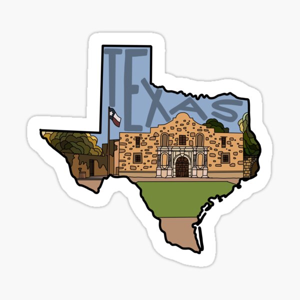 Item preview, Texas-The Alamo designed and sold by emilydoodles.