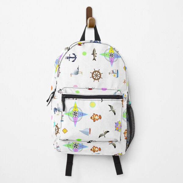 Item preview, Nautical Print Pattern on White designed and sold by DanBaran.