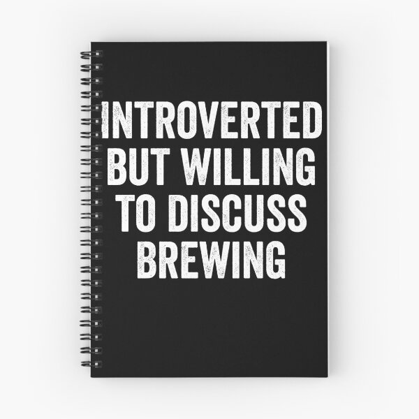 Item preview, Introverted but willing to discuss Brewing designed and sold by Craftaholic.