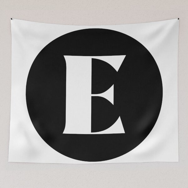 Item preview, E (Letter Initial Monogram)  designed and sold by Texterns.