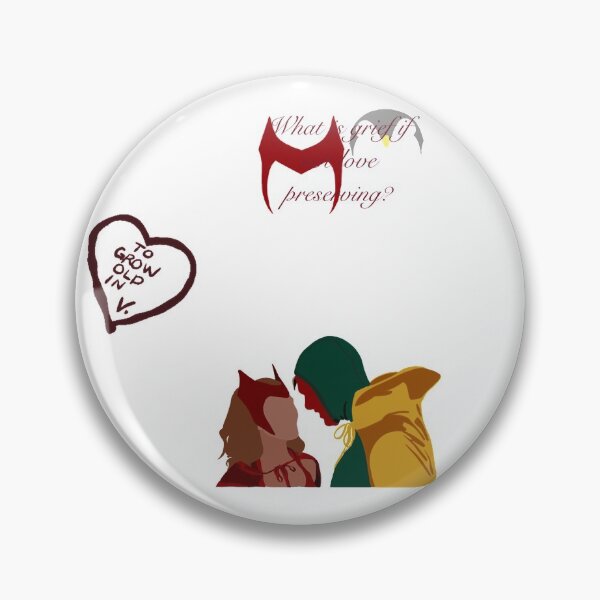 Item preview, Wanda and vision sticker pack designed and sold by gofundme.