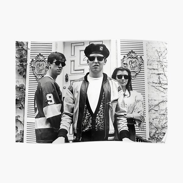 Ferris Bueller's Day Off Movie - Funny Poster Print - ChezLuis 80's Comedy Poster