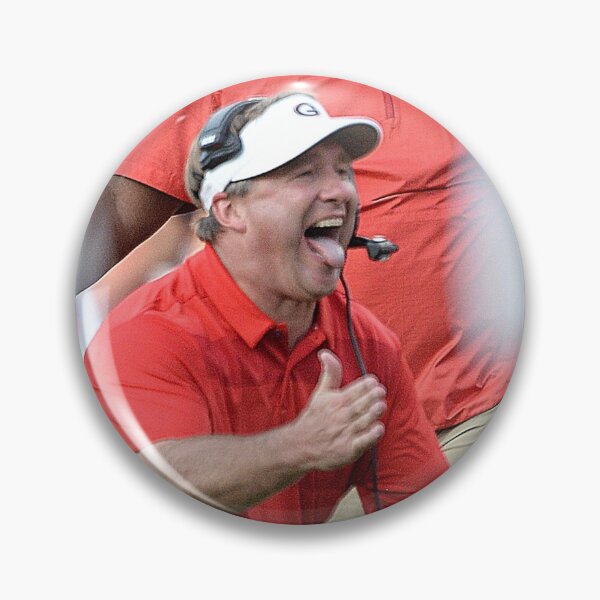 Georgia Bulldog Head Coach Kirby Smart Going Wild Pin