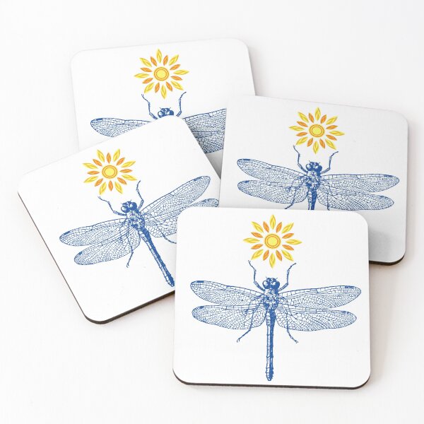 Item preview, Dragonfly Worshipping the Sun designed and sold by Laura Carson Digital.