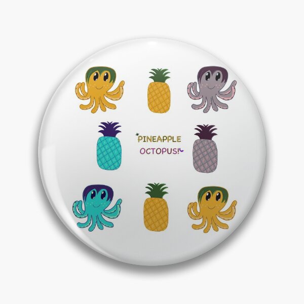 Item preview, A Pineapple Octopus and Pineapples designed and sold by InsomniacLamb.