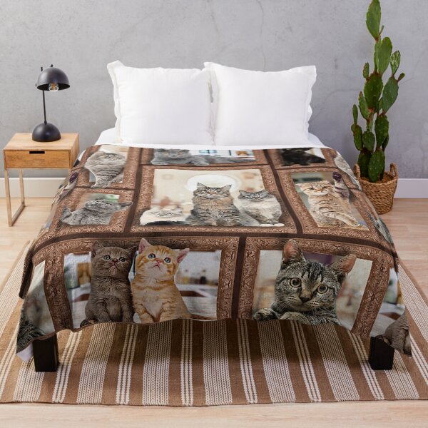 Item preview, 3D Cats Bedding-gigapixel designed and sold by Fufufuru.