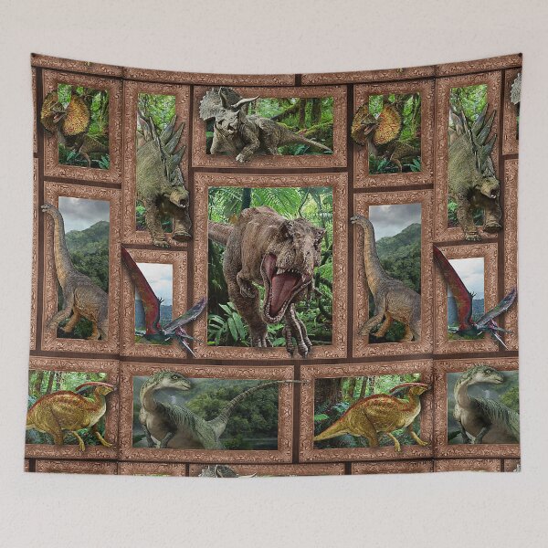 Item preview, 3D Dinosaur Bedding-gigapixel designed and sold by Fufufuru.