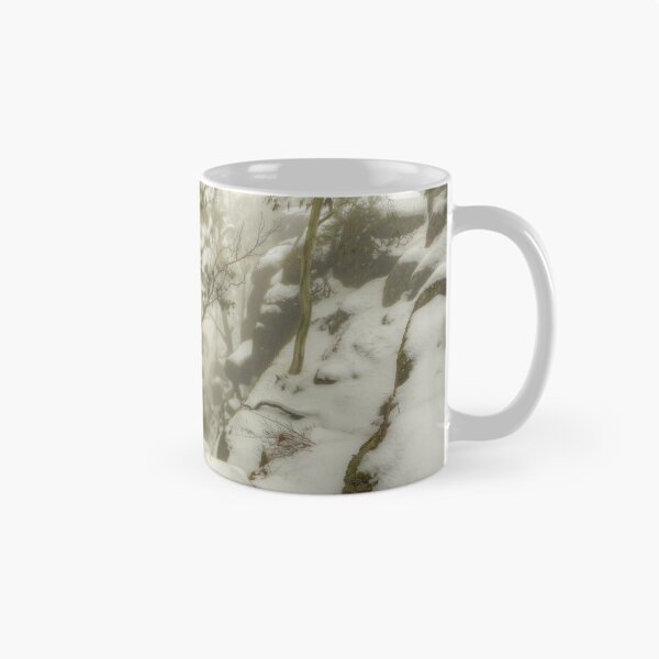 Item preview, Trees and cliffs in mist designed and sold by Kevin McGennan.