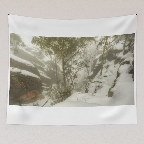 Item preview, Trees and cliffs in mist designed and sold by Kevin McGennan.