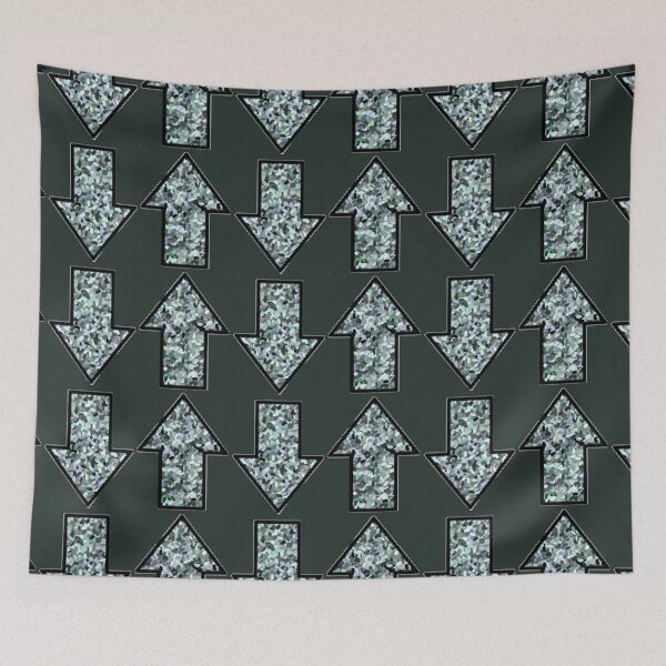 Item preview, Gray and White Spotted Arrows with a Touch of Teal designed and sold by KDStout.
