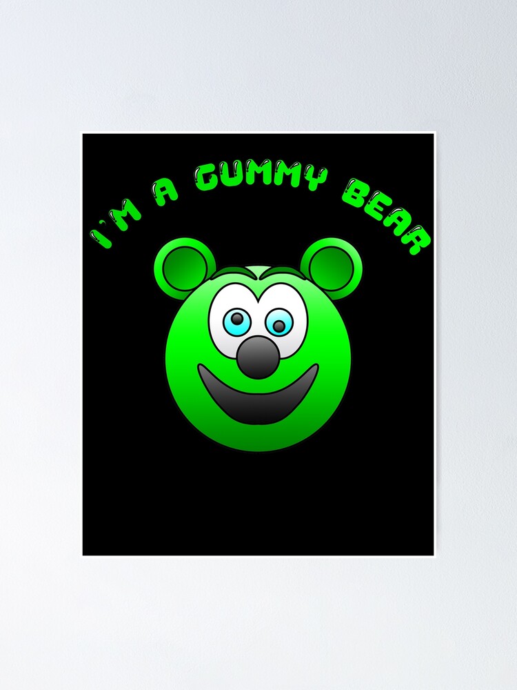 Funny Cute Kids I'm a Gummy Bear Cartoon Gift Sticker for Sale by