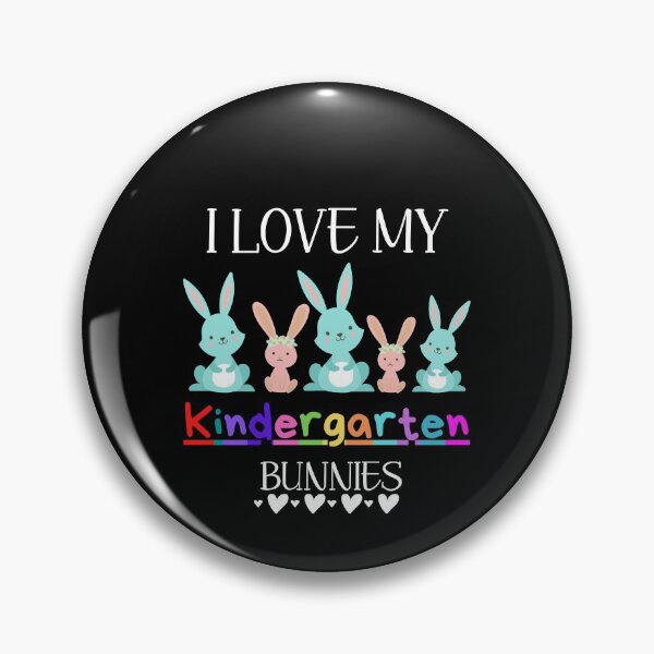 Item preview, I Love My Kindergarten Bunnies teacher Easter Bunny Egg designed and sold by H2O-Shop.