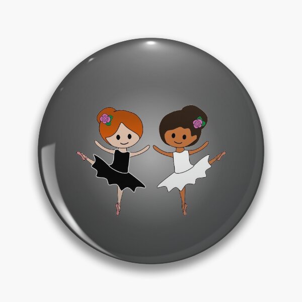 Item preview, Ballet Girls En Pointe  Black and White tutus designed and sold by nutmegfairy.