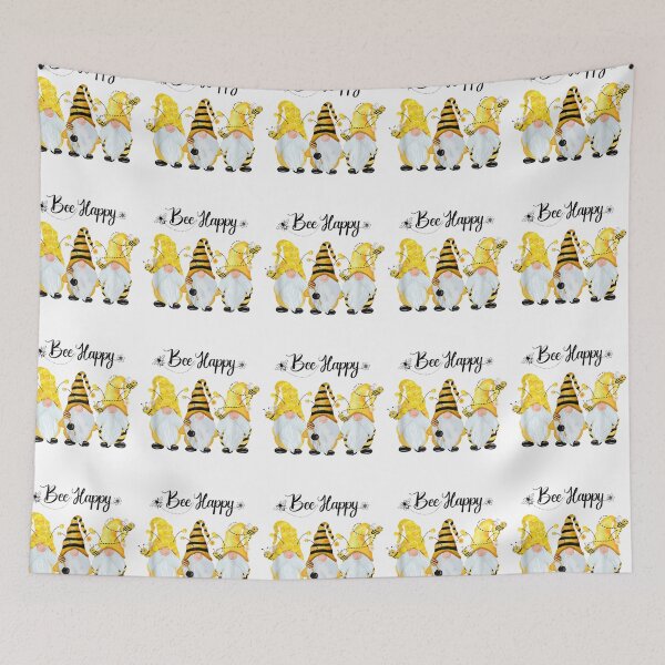 Item preview, Bee Happy Bee Gnome Spring designed and sold by michaelscoe.