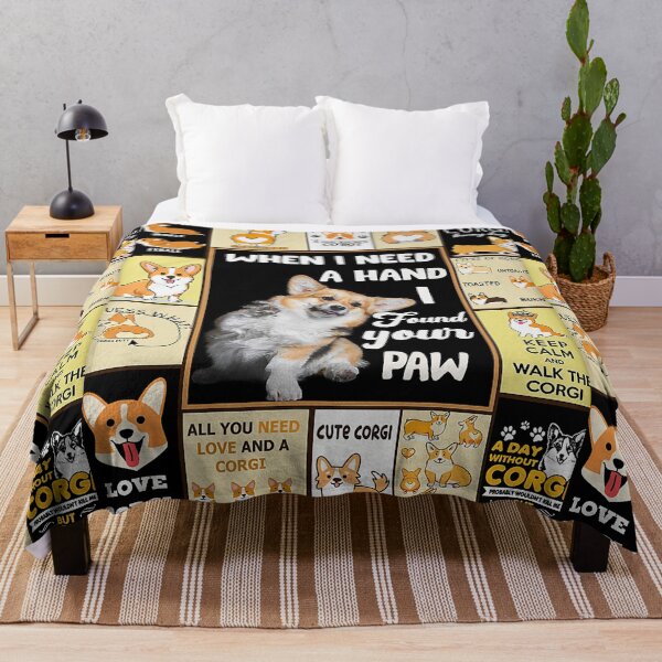 Artikelvorschau, Corgi Ich habe deine Pfotenbettwäsche gefunden entworfen und verkauft von Fufufuru.