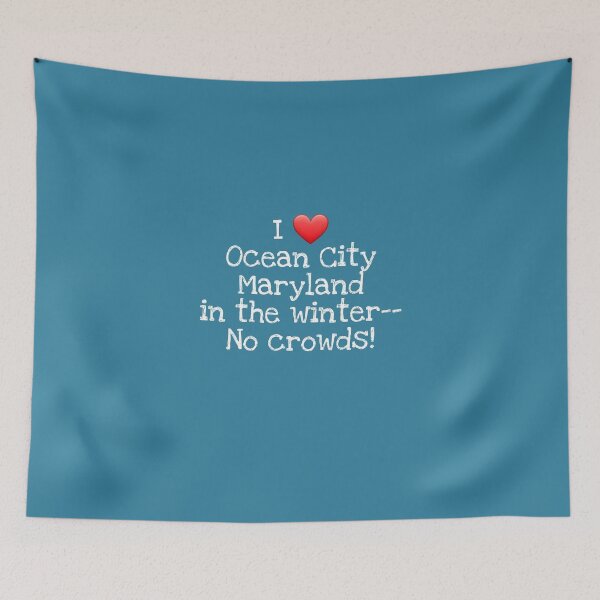 Item preview, I love Ocean City Maryland in the winter--No crowds! designed and sold by Twittlefish.