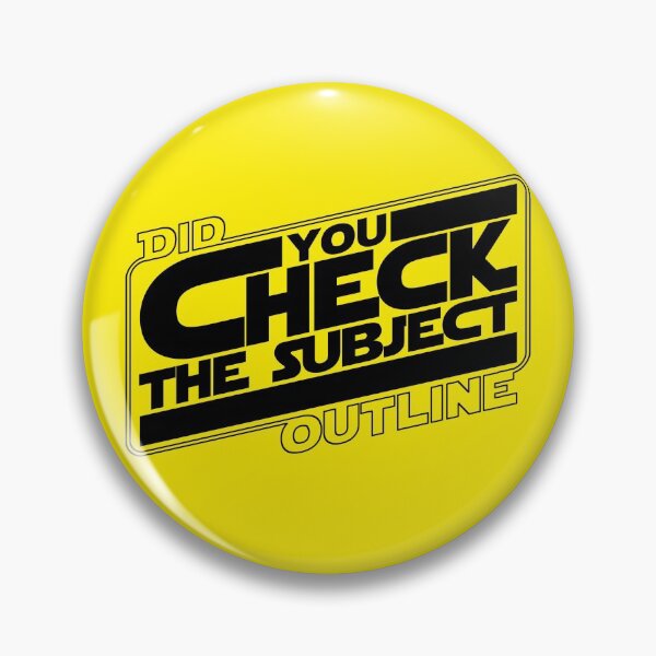 Item preview, Did You Check The Subject Outline - Outer Space Version (Black Text) designed and sold by TalenLee.