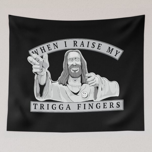 Item preview, Original Junglist - When I Raise My Trigga Fingers ( Cool Jesus Edit ) designed and sold by WULFLAND ARTS.