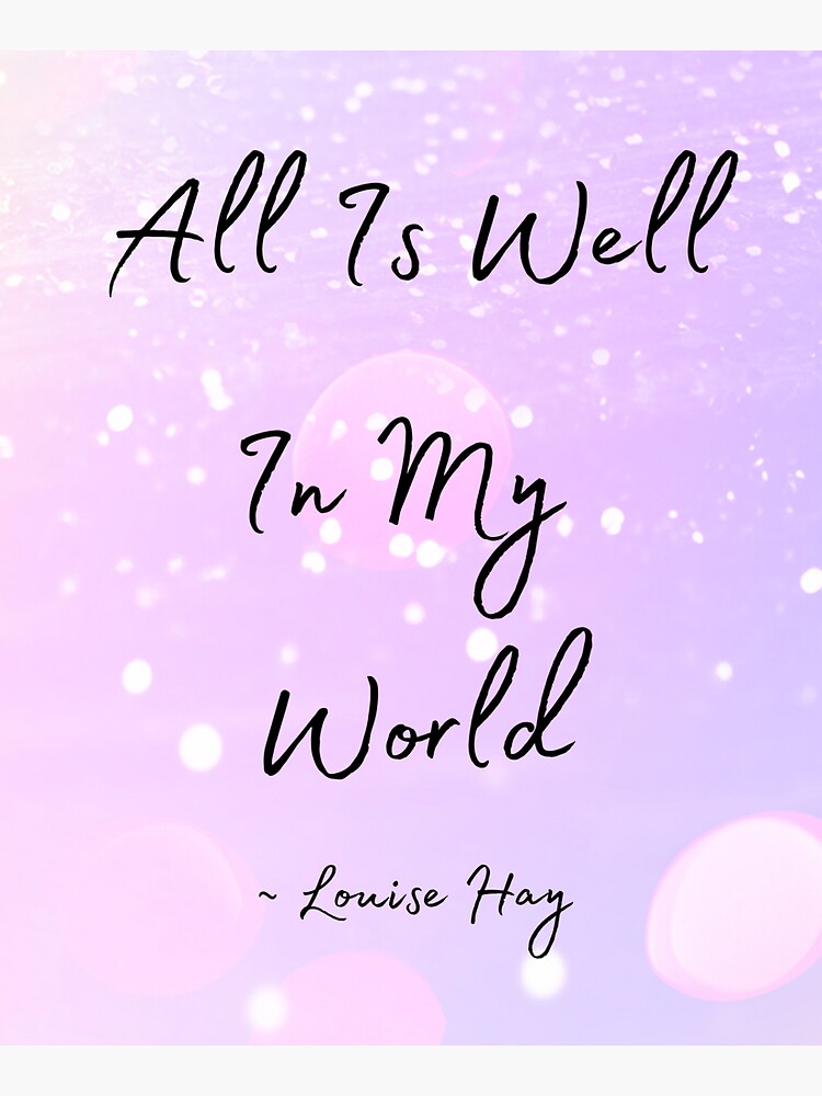 The Best 33 Louise Hay Healing Affirmations