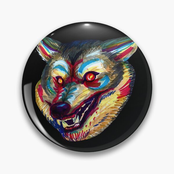 Item preview, Wolfie designed and sold by Kat Wharton.