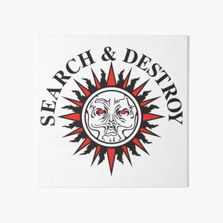 Henry Rollins Search And Destroy Tattoo Art Board Print