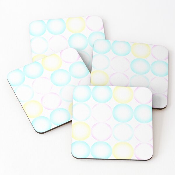 Item preview, Colorful sheer circles pattern designed and sold by BLMcreations.